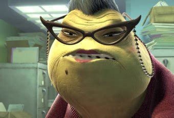 When all is said and done in Monsters, Inc. . Office lady from monsters inc